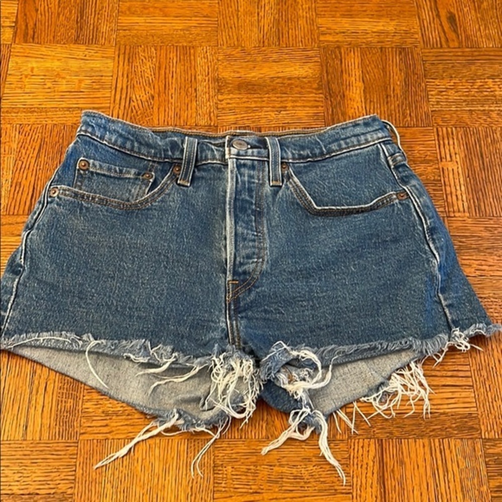 Levi's 501 Blue Jean Shorts Vintage Style size 26